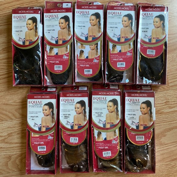 #89 MODEL MODEL PIGLET DRAWSTRING PONYTAIL - Picture 5 of 7